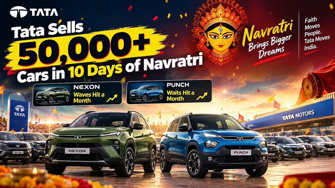 Tata sells 50,000+ cars in 10 days of Navratri; Nexon, Punch waits hit a month
