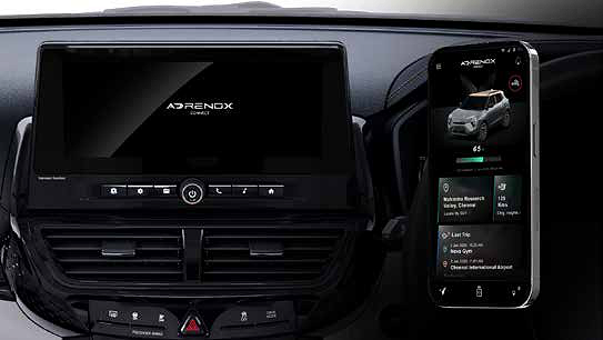 Mahindra XUV 3XO EV, AdrenoX Connect with 80+ connected car features