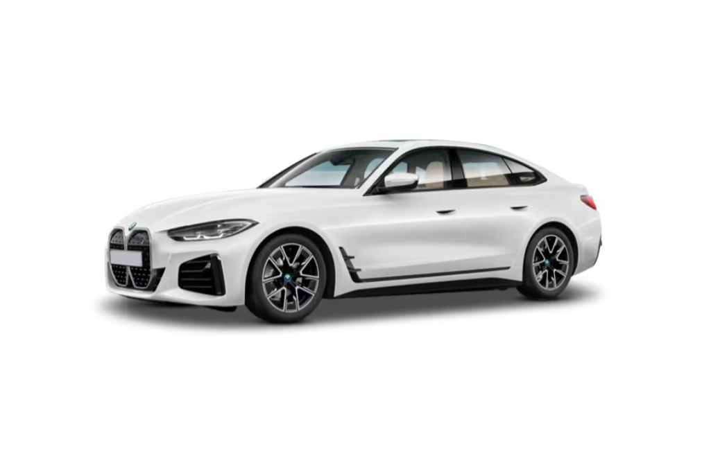 BMW i4 in Mineral White metallic