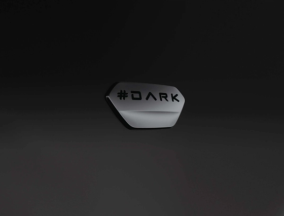 Tata Curvv, #DARK mascot emblem: a statement of boldness and exclusivity on the #DARK edition.