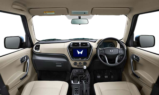 Mahindra Bolero Neo, All-new dual-tone cabin with 22.8 cm touchscreen and steering-mounted controls