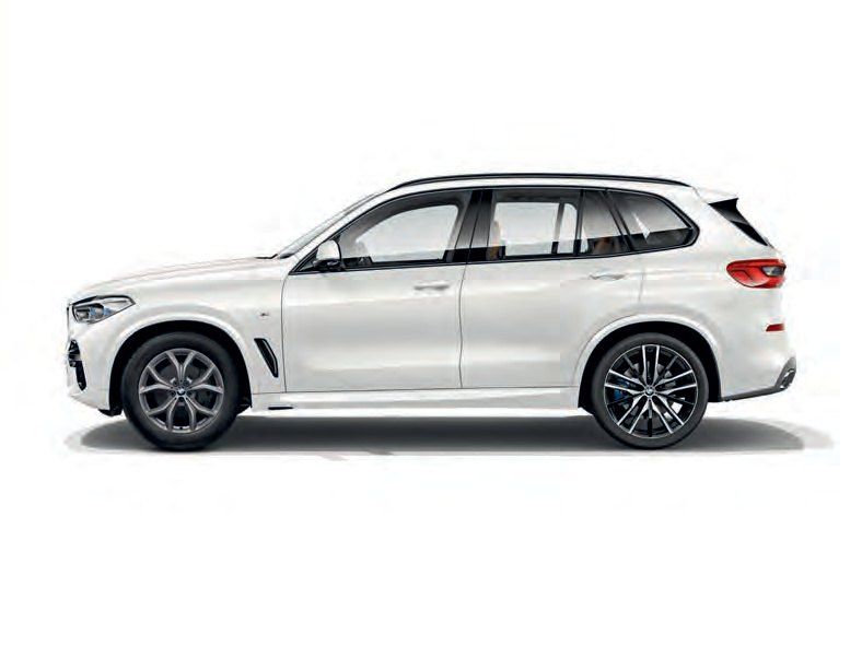 BMW X5 — Commanding side profile of the luxury SAV