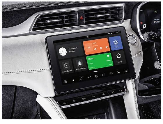 MG ZS EV, 25.7cm HD touchscreen infotainment with Apple CarPlay and Android Auto