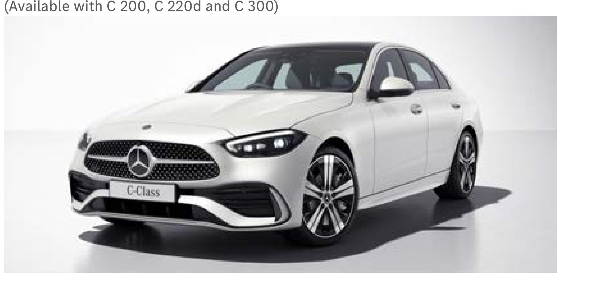Mercedes-Benz C-Class in MANUFAKTUR Opalite White