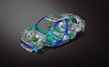 Toyota Urban Cruiser Ebella, High-tensile steel body structure for impact absorption