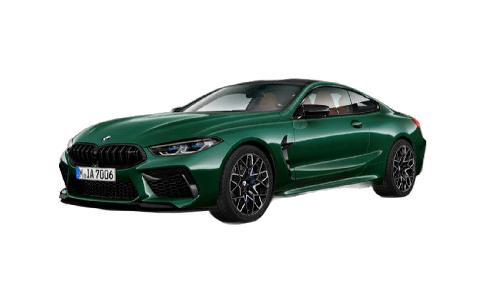 BMW M8 — front three-quarter view