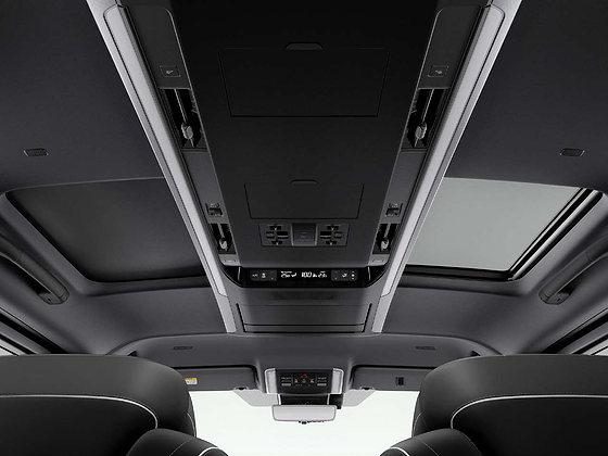 Toyota Vellfire, Dual sunroof with independently controllable left and right panels and rear overhead console