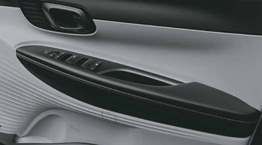 Hyundai i20 — Door armrest covering (artificial leather)