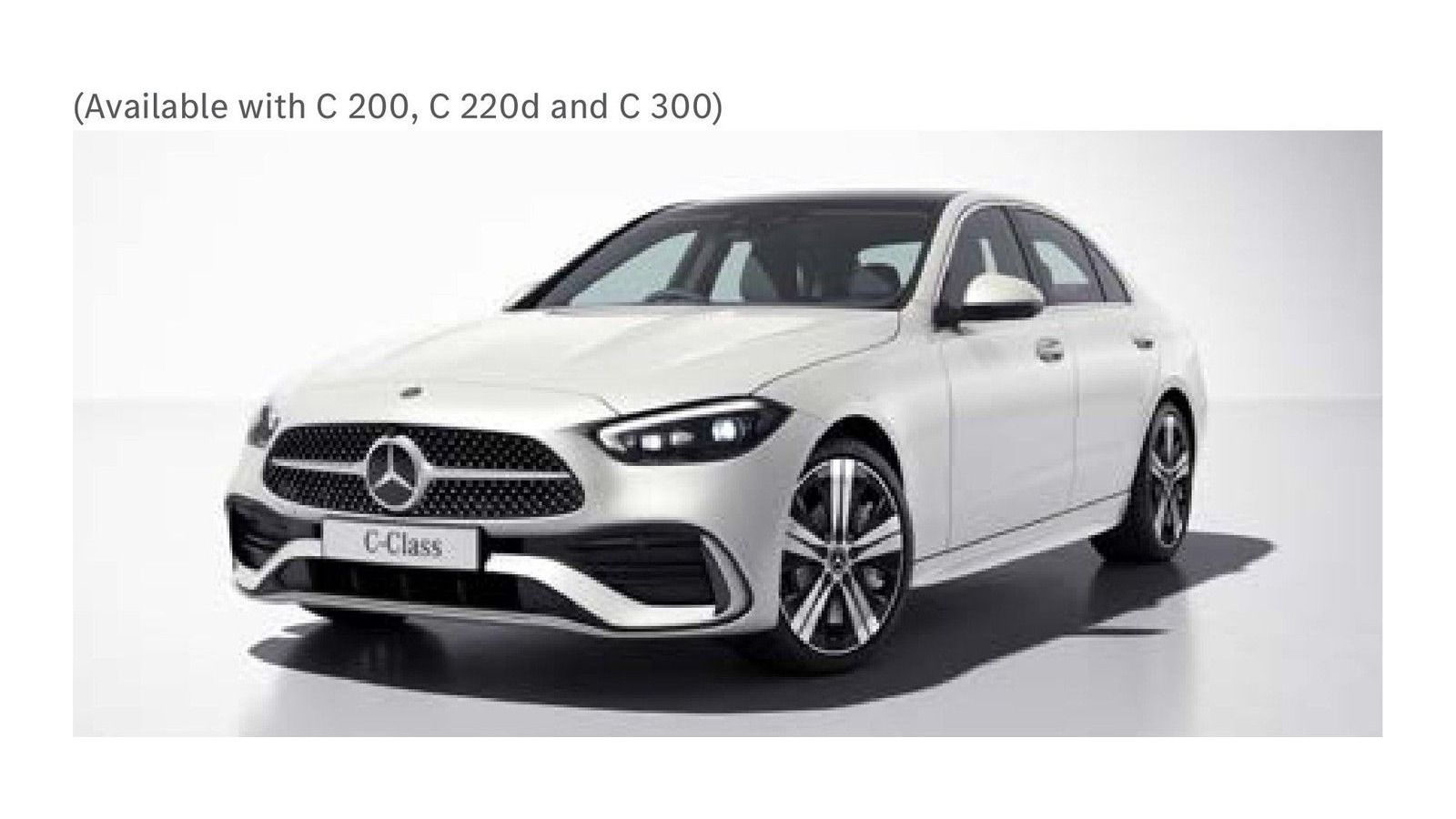 Mercedes-Benz C-Class in MANUFAKTUR Opalite White