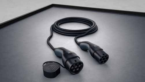 Mercedes-Benz CLA Electric — Type 2 AC charging cable for wallbox and public charging.