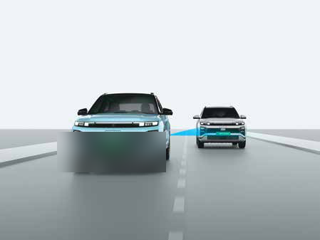 Hyundai Creta Electric — Smart Cruise Control with Stop & Go keeps distance to the vehicle ahead