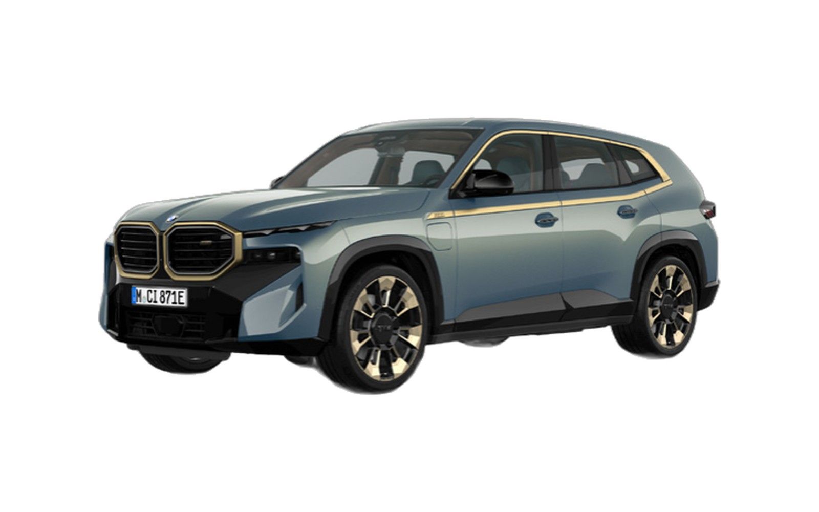 BMW XM — front three-quarter view