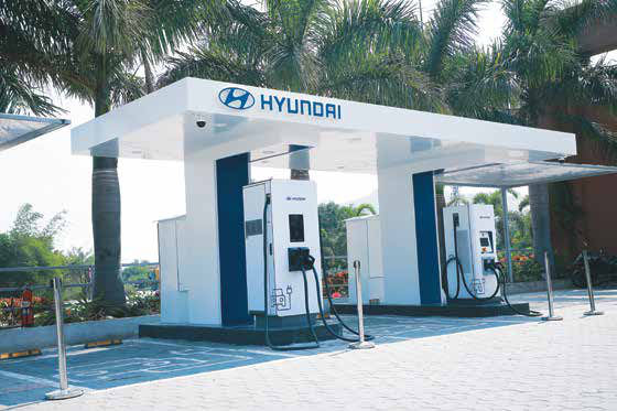 Hyundai Creta Electric — Hyundai DC fast-charging station network