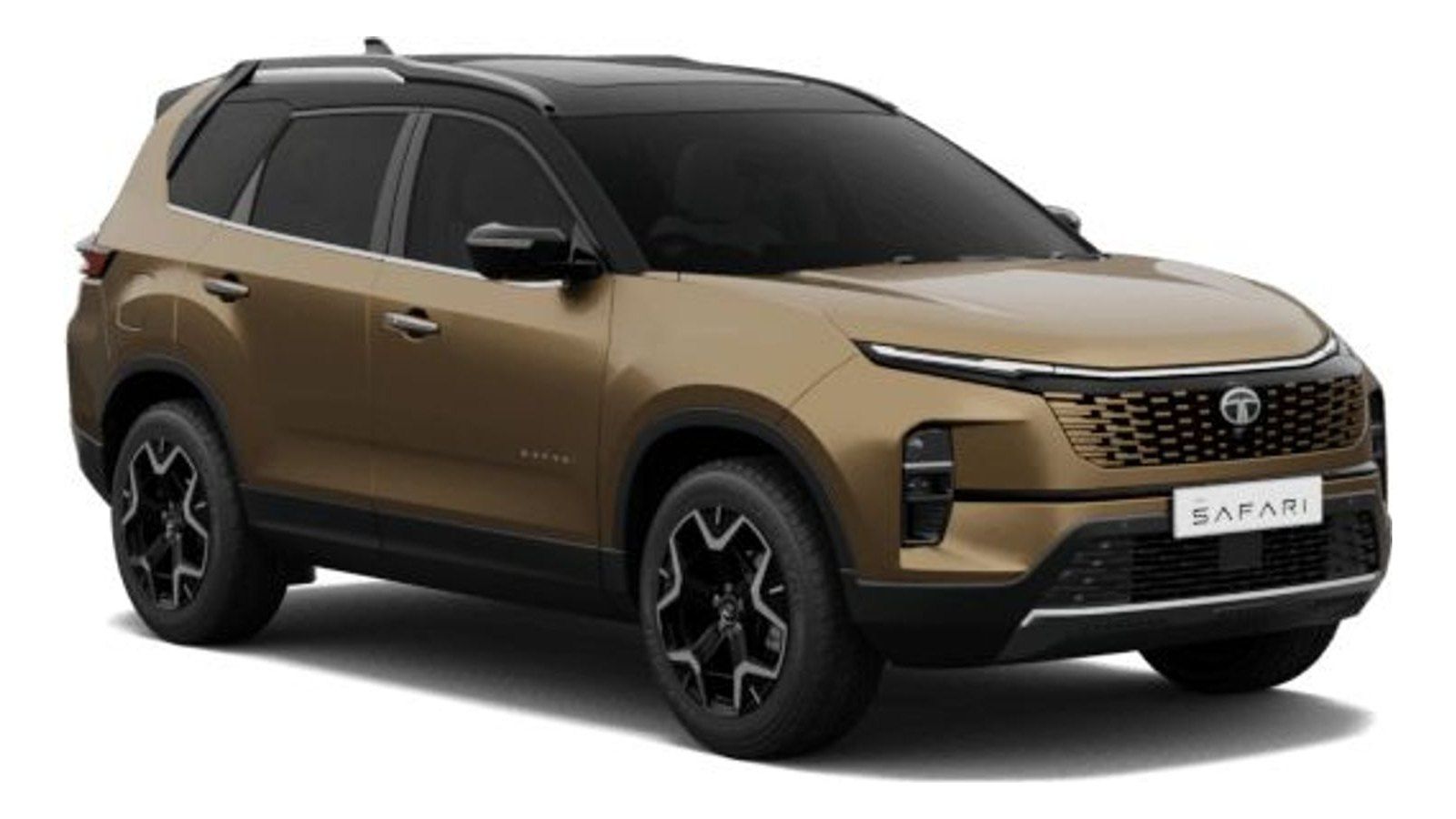 Tata Safari in  Cosmic Gold