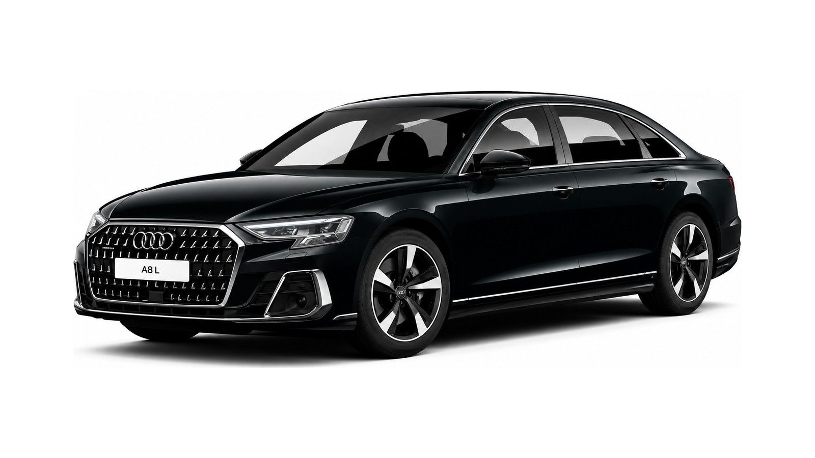 Audi A8 L in Mythos Black