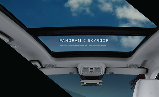 Mahindra XEV 9S, Panoramic Skyroof opens the cabin to more light and air