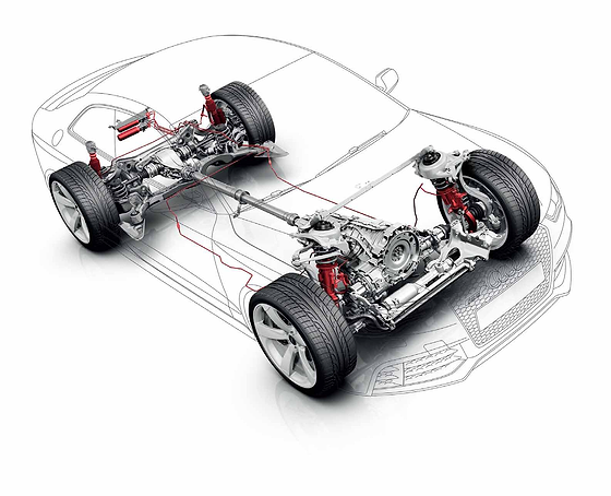 Audi RS5, RS 5 sports suspension with Dynamic Ride Control (DRC)