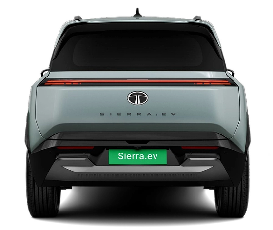 Tata Sierra EV, Clamshell tailgate with intelligent hinges opens and closes with precision