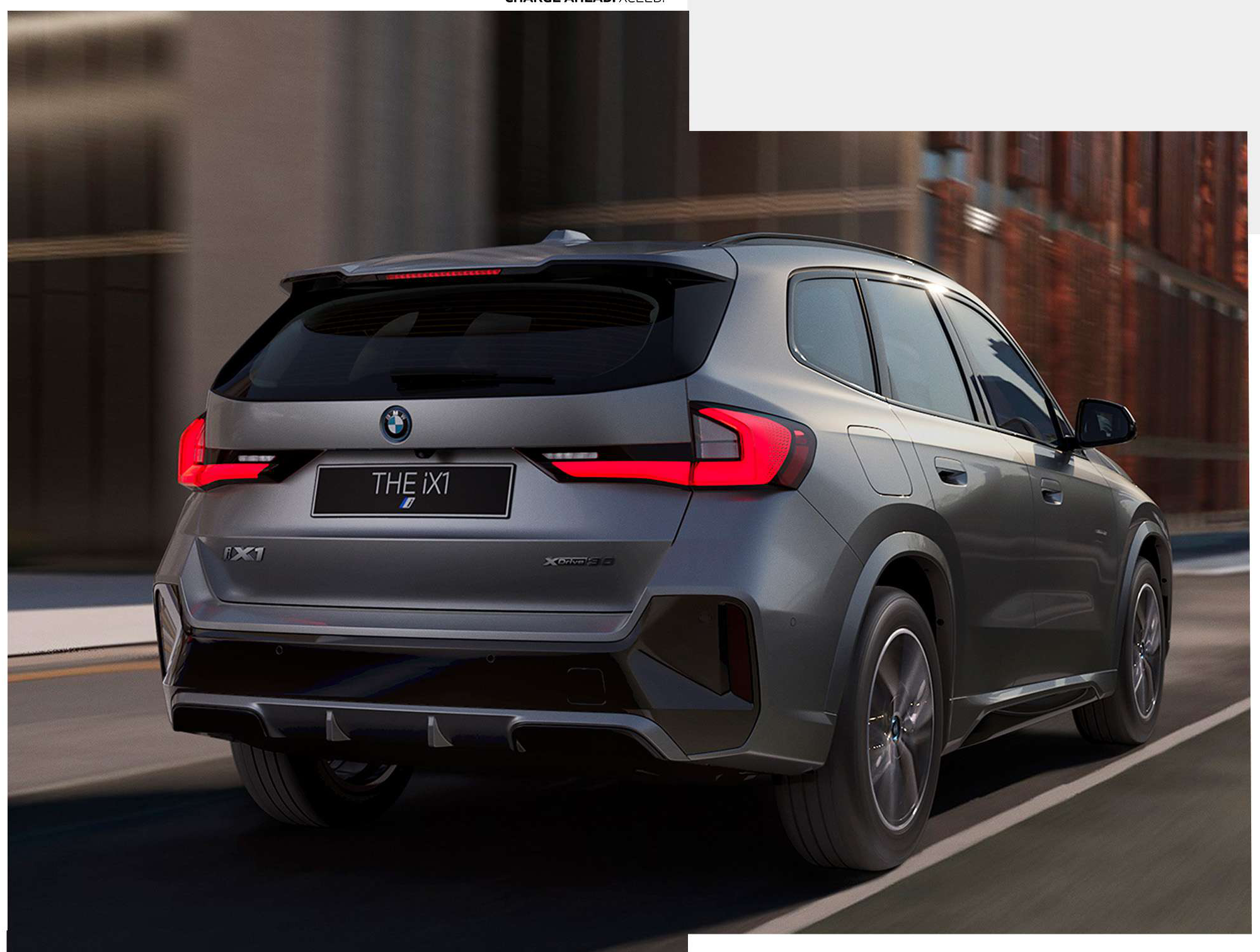 BMW iX1 — iX1 xDrive30: 313 hp all-wheel drive, 0-100 km/h in 5.6 seconds