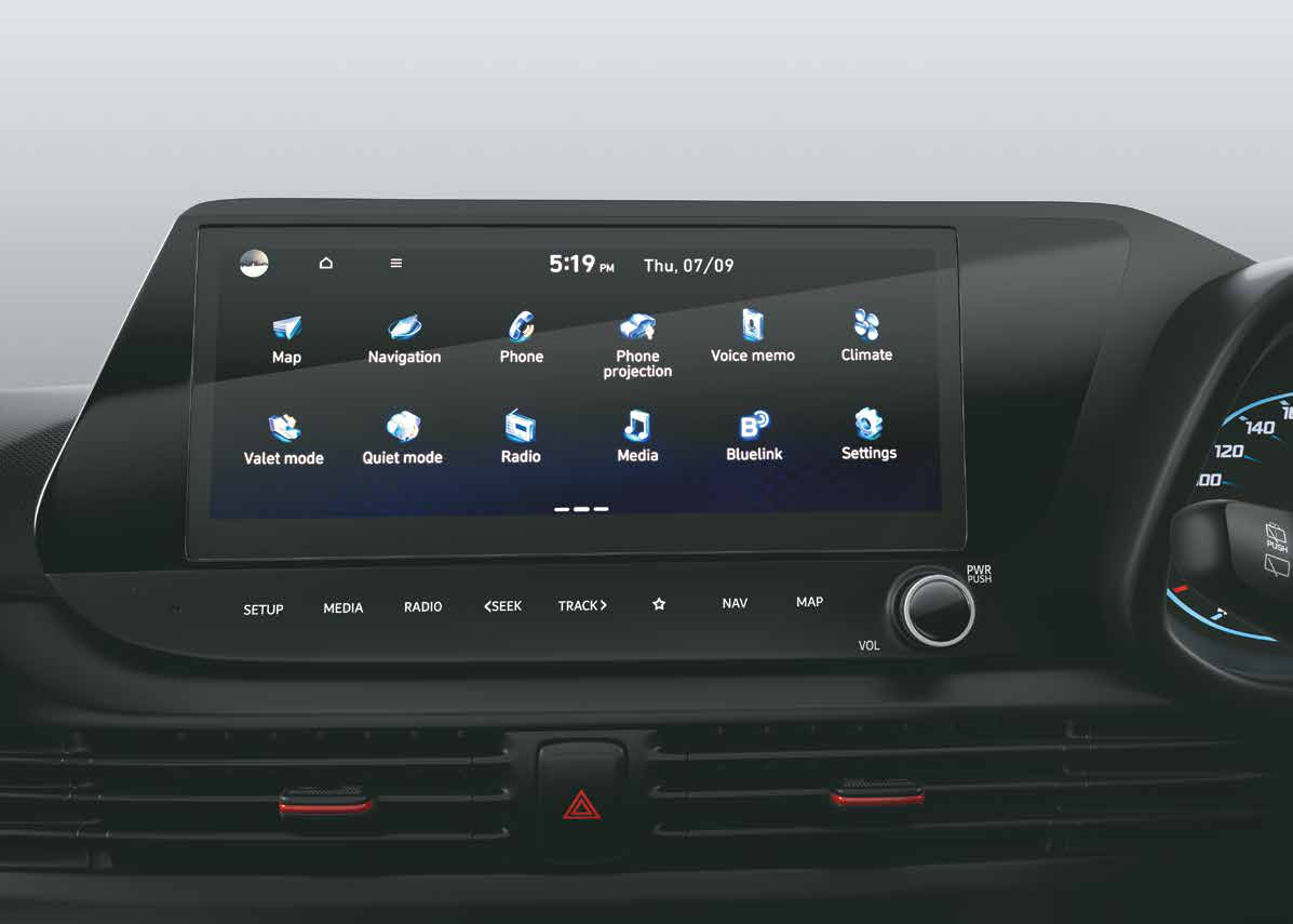 Hyundai i20 N Line — 26.03 cm (10.25-inch) HD touchscreen infotainment with navigation