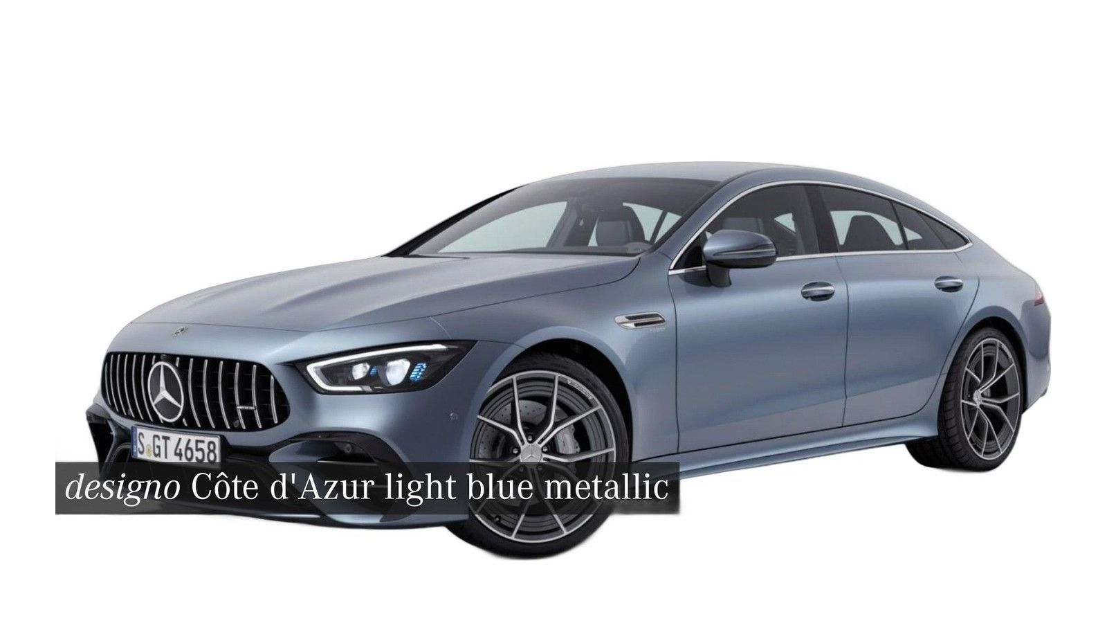 Mercedes-Benz Mercedes-AMG GT 63 S E Performance in designo Côte d'Azur Light Blue Metallic