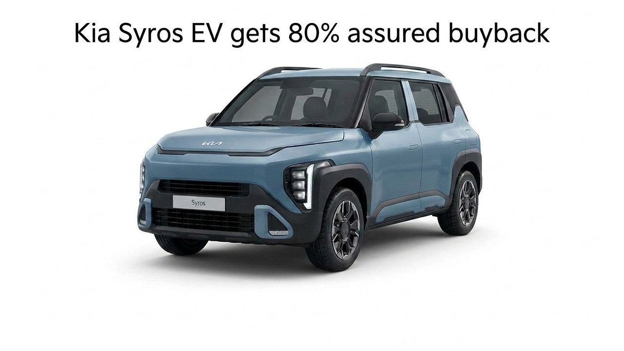 Kia Syros EV gets 80% assured buyback: ₹12.6L back after 3 years, but only on the EV