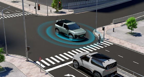 Tata Sierra EV, Acoustic Vehicle Alerting System (AVAS) sounds the EV's arrival to protect pedestrians