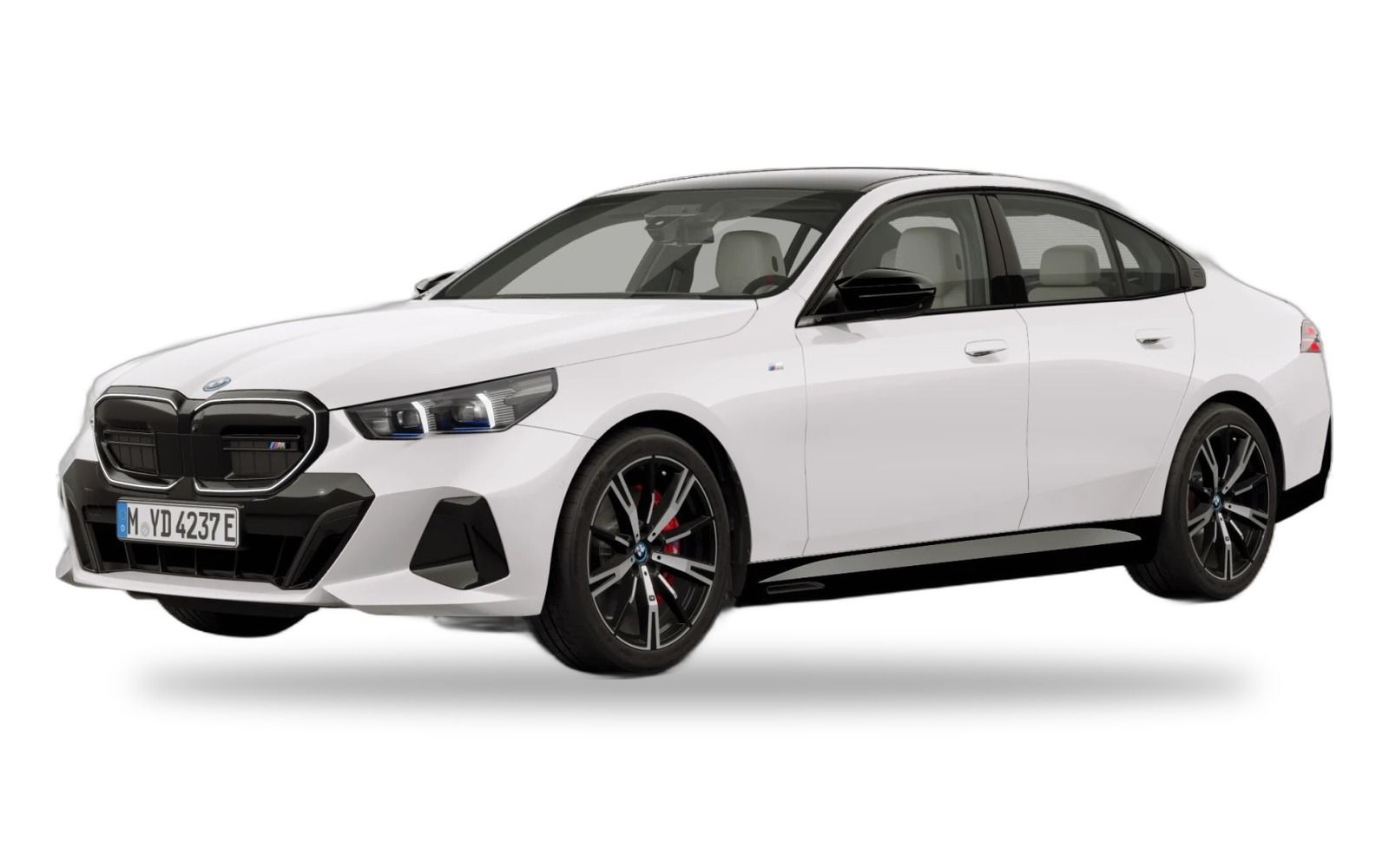 BMW i5 in Alpine White