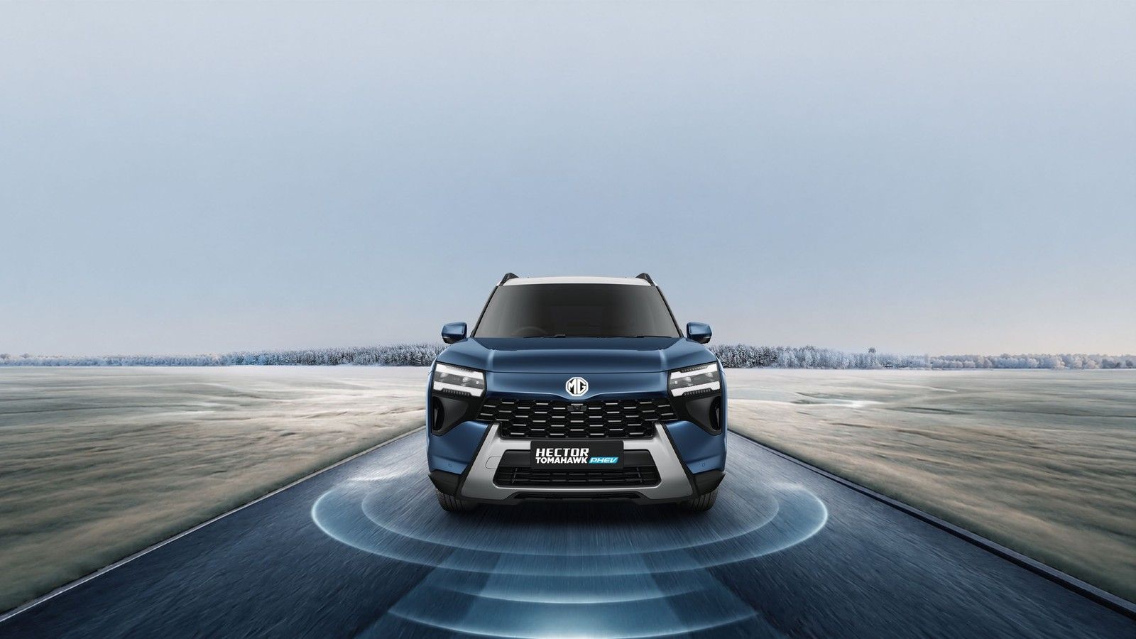 MG Hector Tomahawk PHEV — 11 ADAS functions incl. adaptive cruise, lane keep, AEB and traffic-jam assist (Essence)