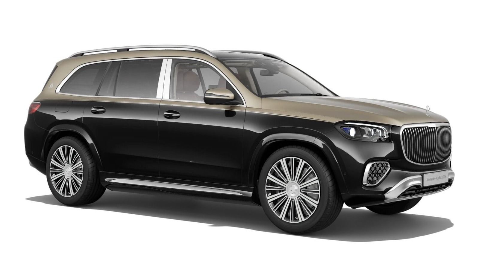 Mercedes-Benz Mercedes-Maybach GLS in Maybach Two-Tone MANUFAKTUR Obsidian Black / Kalahari Gold