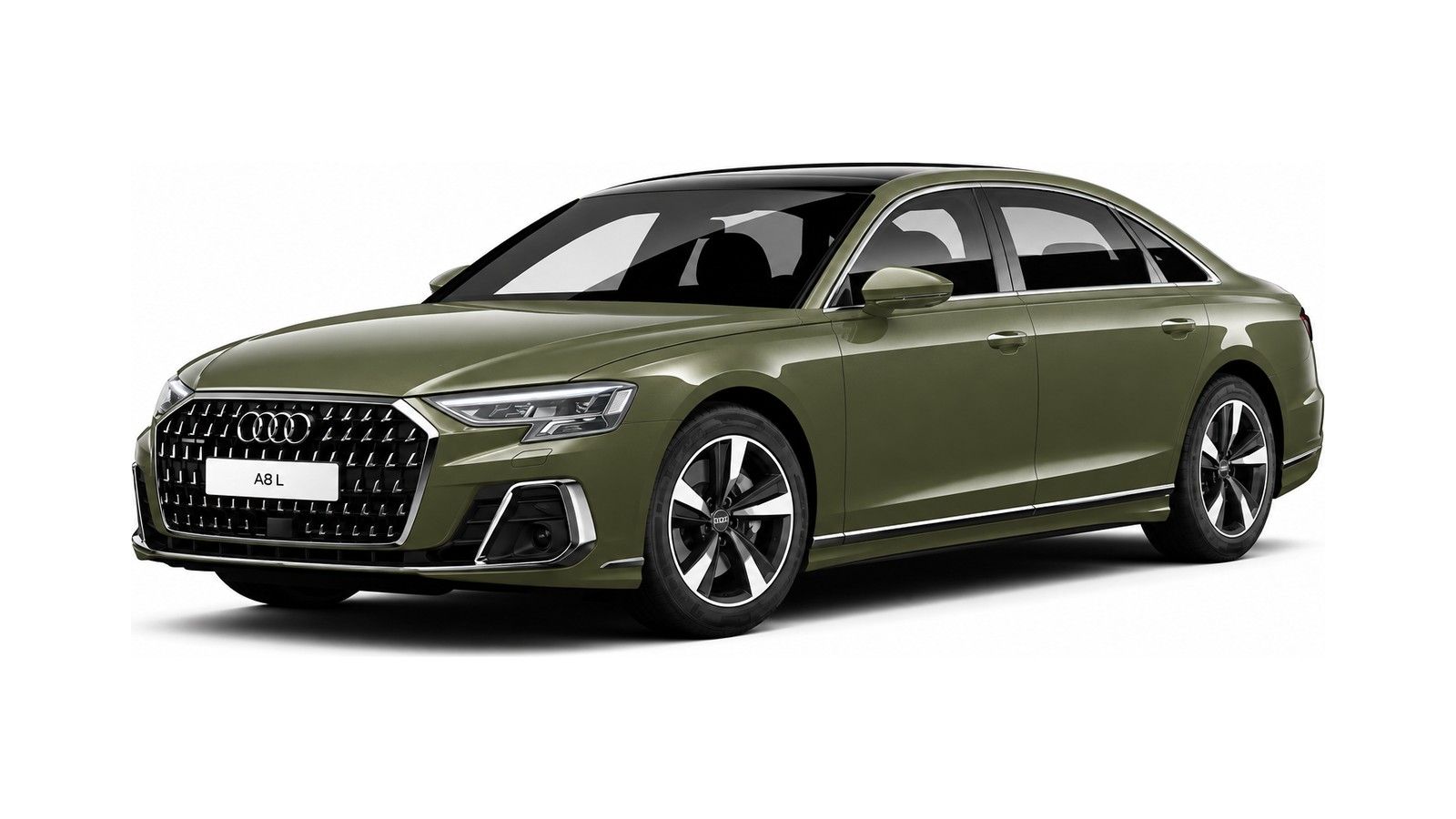 Audi A8 L in District Green