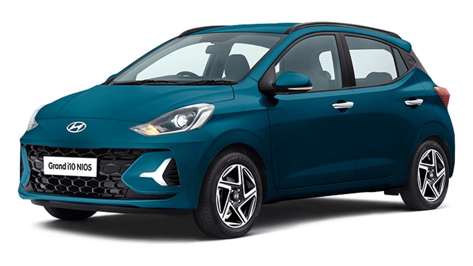 Hyundai Grand i10 Nios in Teal Blue