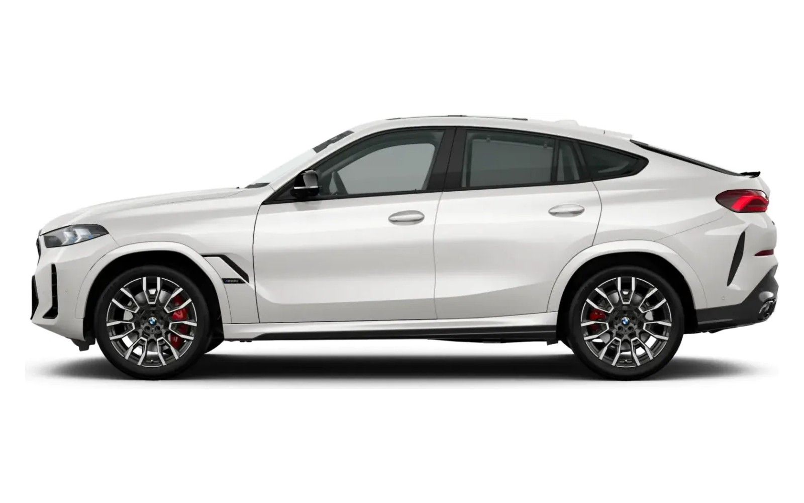 BMW X6 in Mineral White Metallic