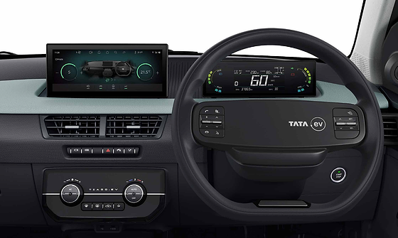 Tata Tiago EV, Fully automatic temperature control with a dedicated climate screen