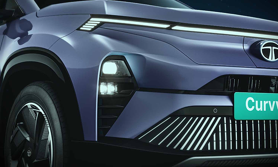 Tata Curvv EV, LED projector headlamps with sequential turn indicators and welcome & goodbye lighting sequence