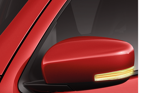 Maruti Suzuki Celerio, Body-coloured electrically foldable ORVMs with integrated turn indicators