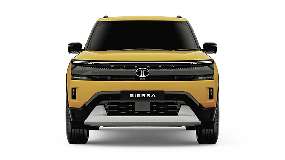 Tata Sierra, Night Saber bi-LED booster headlamps flank the grille, with front fog lamps with cornering function that light up every turn
