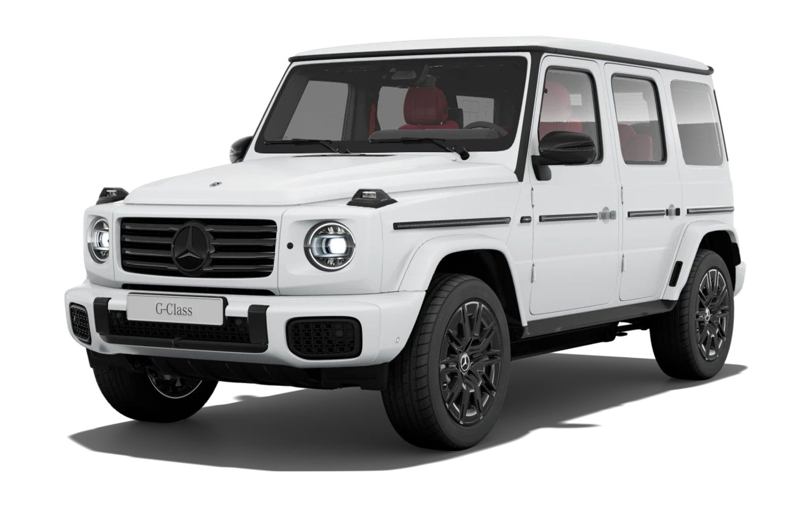 Mercedes-Benz G 580 with EQ Technology in Opalite White Magno