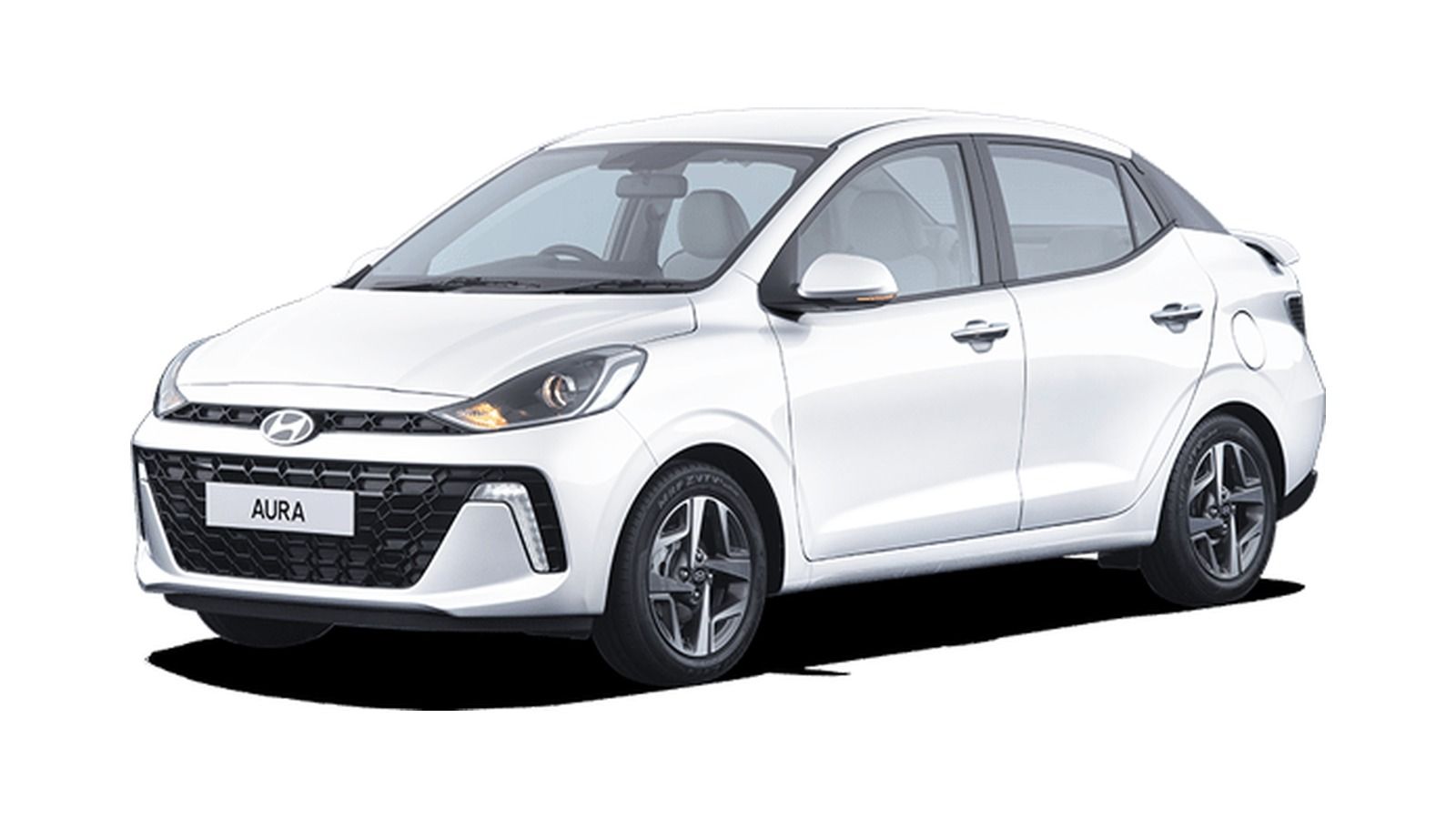 Hyundai Aura in Atlas White