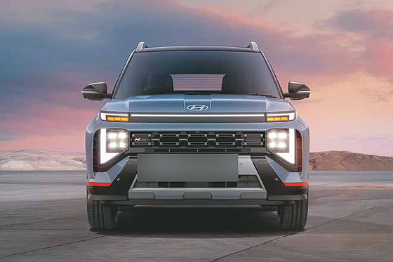 Hyundai Venue N Line, Quad beam LED headlamps with twin horn LED DRLs