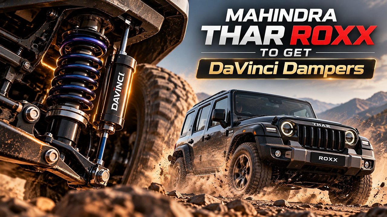 Mahindra Thar Roxx to get DaVinci Dampers: what the suspension upgrade fixes