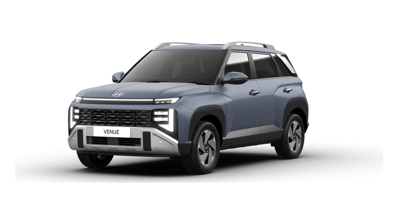 Hyundai Venue in Hazel Blue Matte