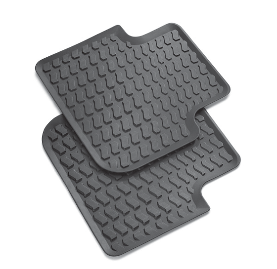 Audi Q8 Sportback e-tron, All-weather rubber floor mats (Audi Genuine Accessory)