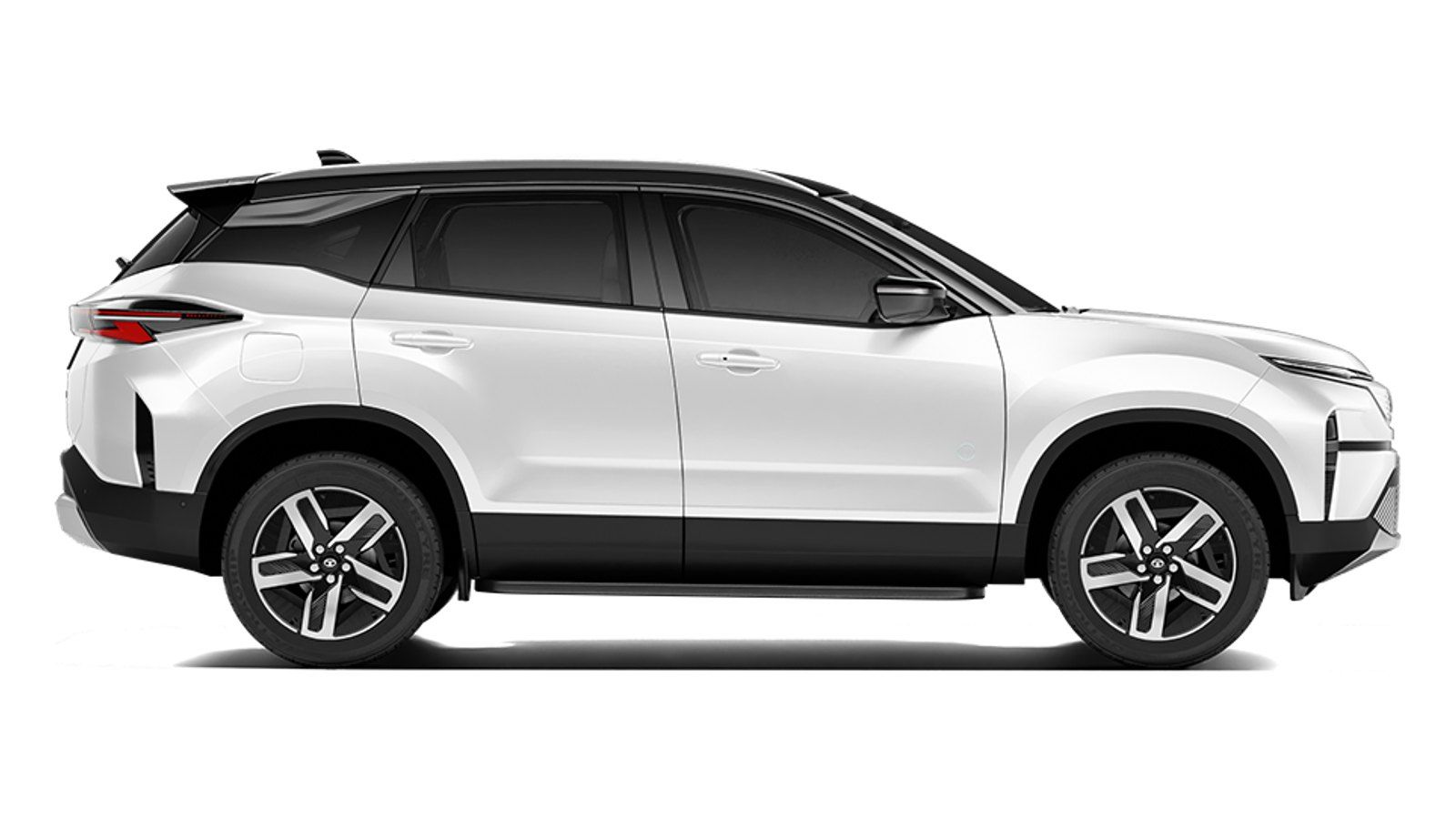 Tata Harrier EV in Pristine White With Dual Tone
