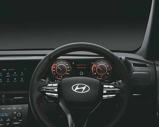 Hyundai Creta N Line, Driver attention warning (DAW) take-a-break alert in the cluster