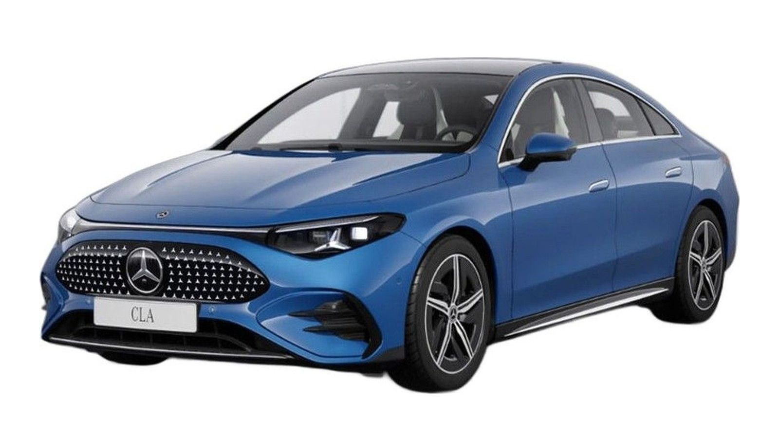 Mercedes-Benz CLA Electric in Clear Blue