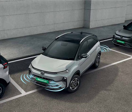 Tata Nexon EV, Front parking sensors make tight parking easier