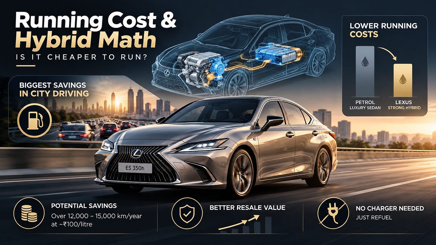 Running cost of lexus ES 350h
