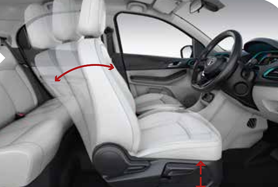Tata Tigor EV, Height adjustable driver seat for better visibility, comfort and driveability