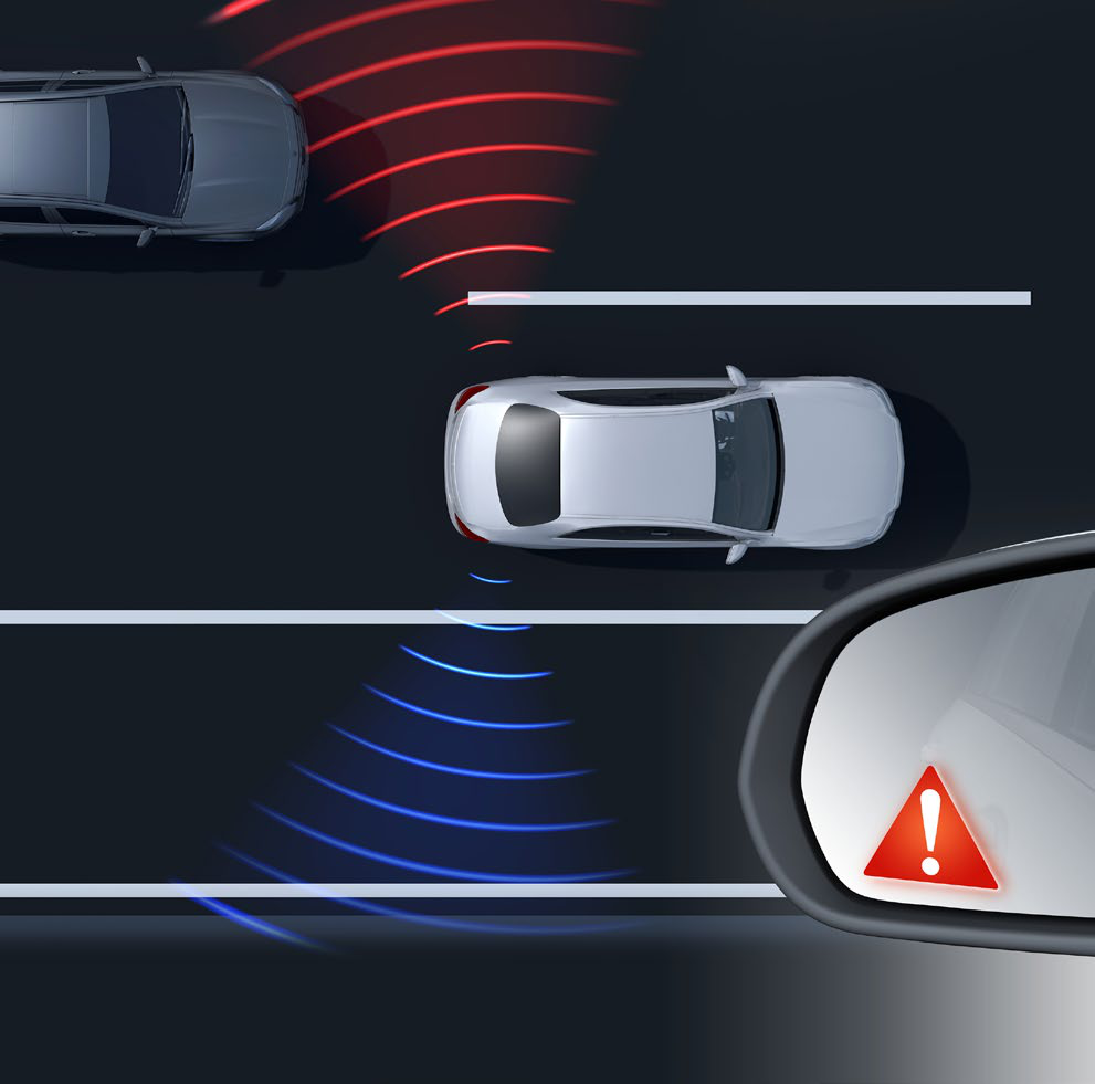 Mercedes-Benz E-Class — Active Blind Spot Assist with exit warning function